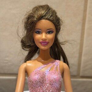 Barbie Sparkle Glitter Top Teresa  Doll Body 2009 head 2003 Brunette Indonesia